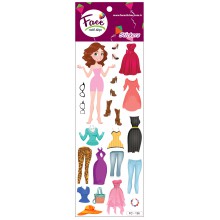 KIZ GİYDİRME STICKER FC-136